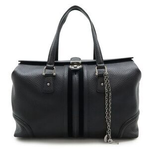 Gucci Sherry Line Leather Suede Handbag